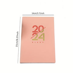 A5 Soft Leather PU Notebook Calendar Planner for 365 Days
