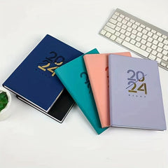 A5 Soft Leather PU Notebook Calendar Planner for 365 Days