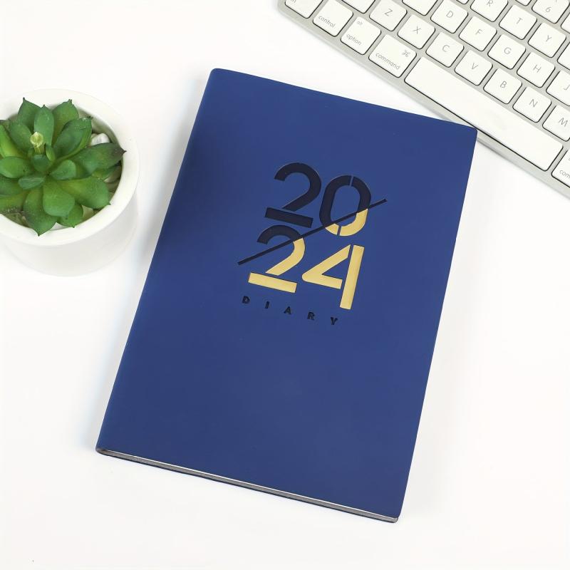A5 Soft Leather PU Notebook Calendar Planner for 365 Days