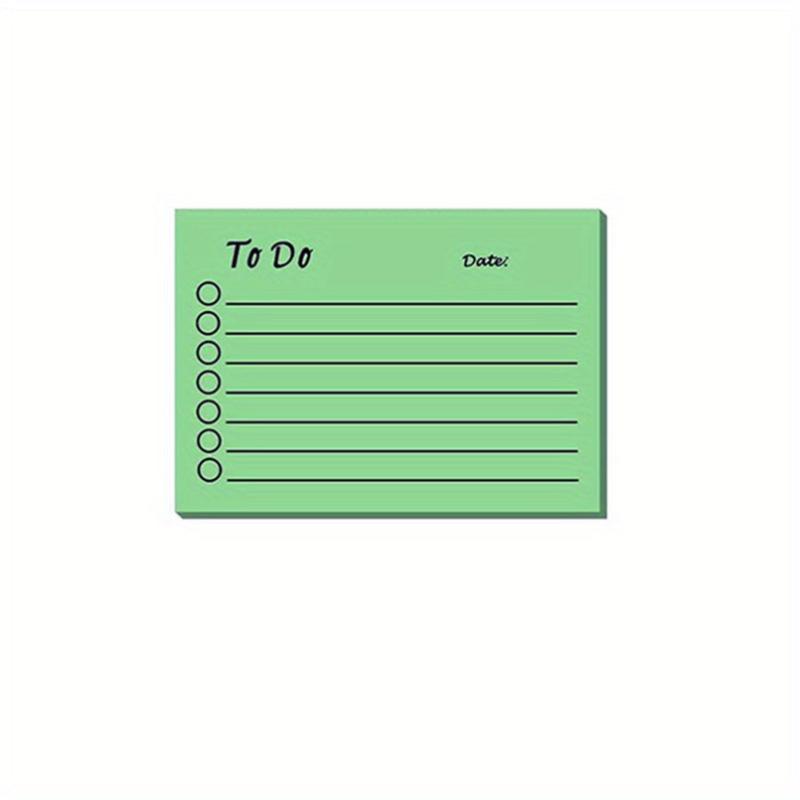 2 Pcs 9 Colors To Do Sticky Notes 50 Sheets Pad Memo Stickers