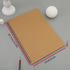Cross Border Minimalist Notebook Retro Student Art Sketchbook