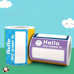 250pcs Hello My Name Is Stickers Labels Name Tags 75x50mm