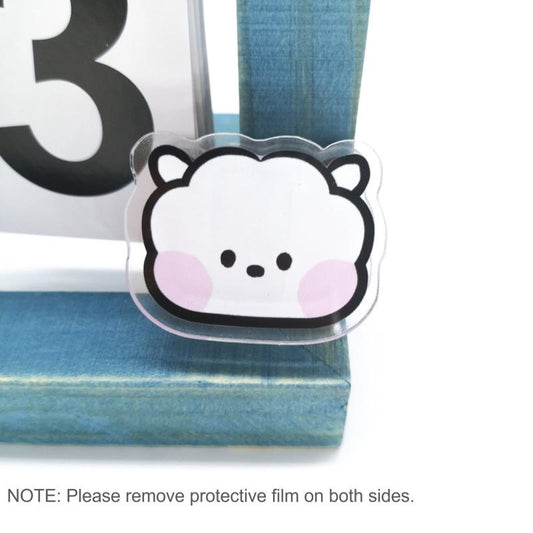 Cartoon Animal Bilayer Clip For Notebook Ticket