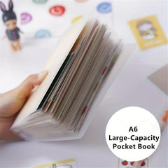 Large Capacity Card and Bill Organizer, 40 Pages, Clear Cover