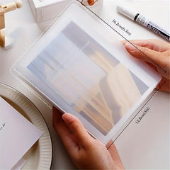 Large Capacity Card and Bill Organizer, 40 Pages, Clear Cover