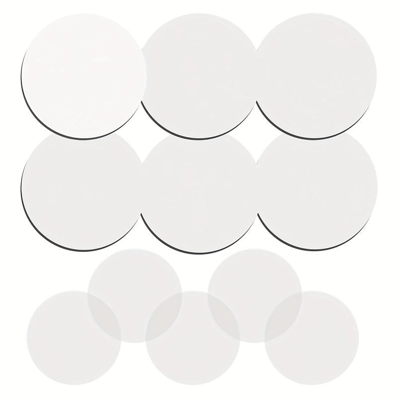 300pcs Round Clear Sticky Notes Office & School Supplies Marking & Organizing