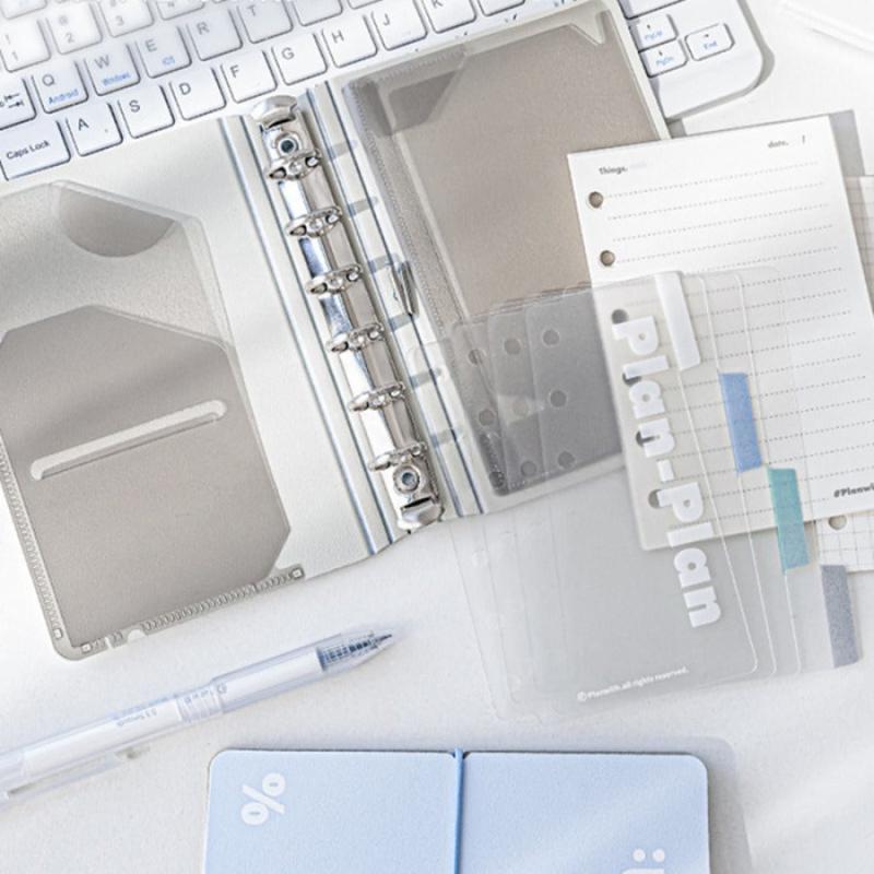 A7 Mini Notebook Simplicity Journal 6 Ring Loose Leaf Pocket Planner