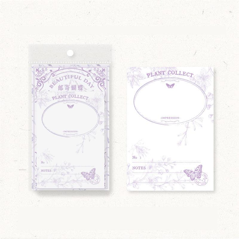 40pcs Memo Pad Fresh Good-looking Journal DIY Material Bottoming