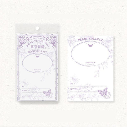40pcs Memo Pad Fresh Good-looking Journal DIY Material Bottoming