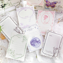 40pcs Memo Pad Fresh Good-looking Journal DIY Material Bottoming