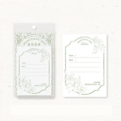 40pcs Memo Pad Fresh Good-looking Journal DIY Material Bottoming