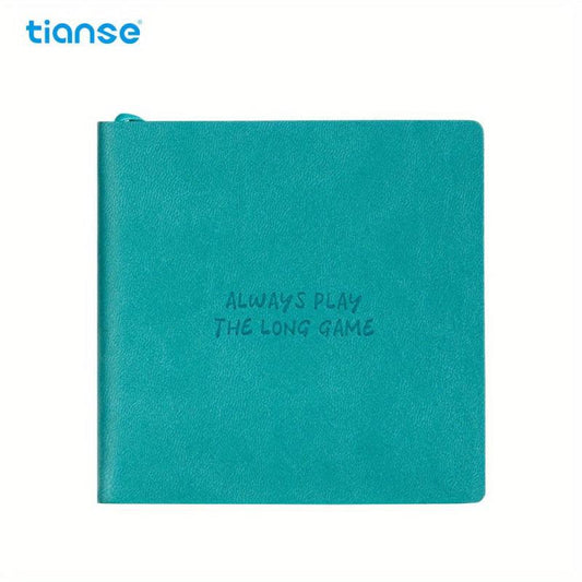 TIANSE Pocket Journal Notebook 192 Grid Inner Pages 10.16x10.16cm