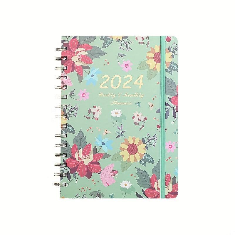 A5 Monthly Planner Jan-Dec Daily & Weekly Agenda