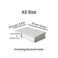 Adjustable Fabric Book Cover A5 for Gift Packing
