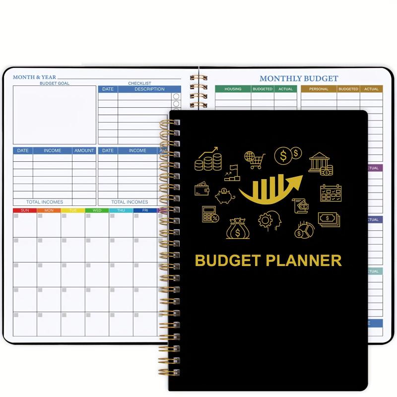 Budget Planner Notebook Undated 100gsm Paper