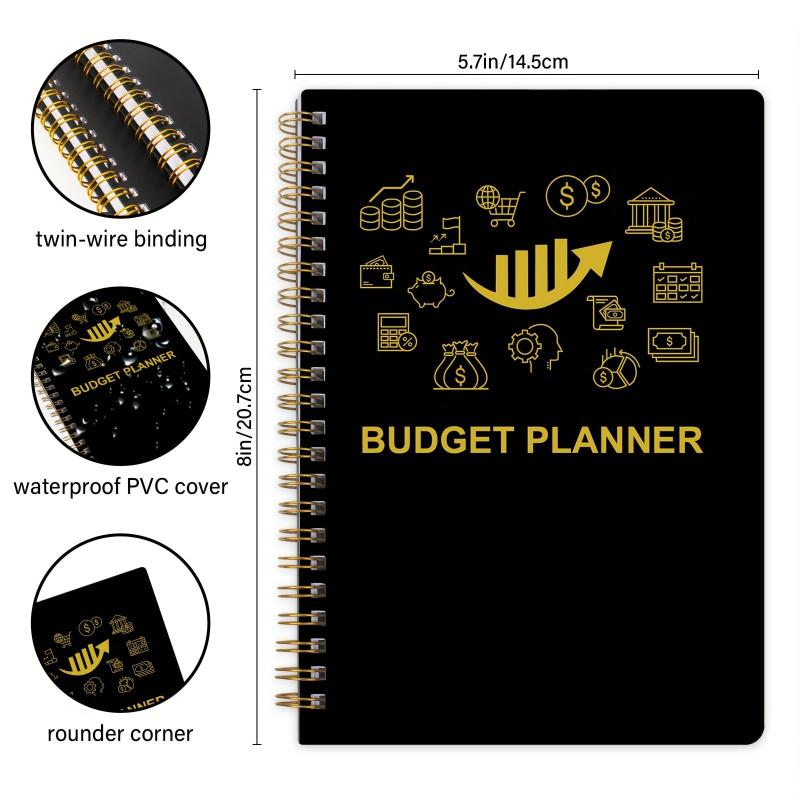 Budget Planner Notebook Undated 100gsm Paper