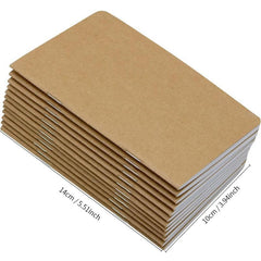 2pcs Vintage A6 Notebook Horizontal Line Inner Page School Supplies