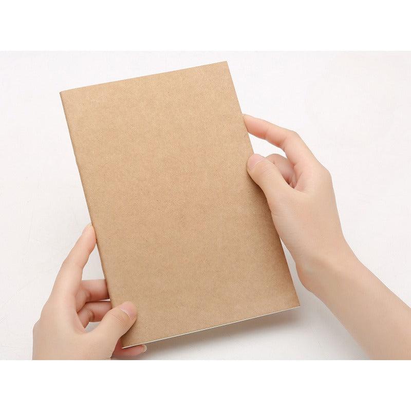 2pcs Vintage A6 Notebook Horizontal Line Inner Page School Supplies
