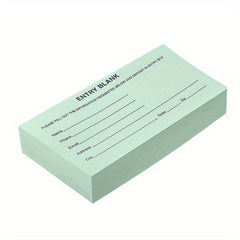 250pcs Raffle Ticket Sheets Blank Entry Forms Multicolor Fundraising Item