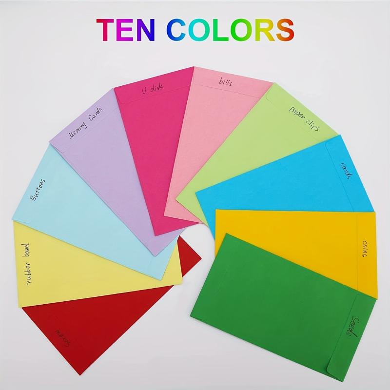 20 Pack Colorful Cash Envelopes 6 7x3 5 Money Saving Challenge