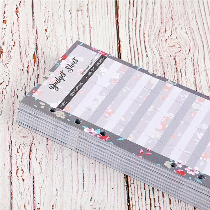 12pcs Colorful Budget Card Money Organizer for A6 Budget
