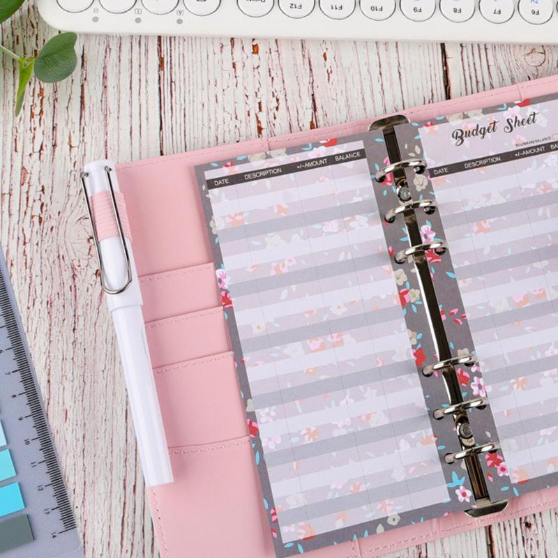 12pcs Colorful Budget Card Money Organizer for A6 Budget
