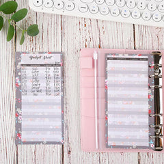 12pcs Colorful Budget Card Money Organizer for A6 Budget