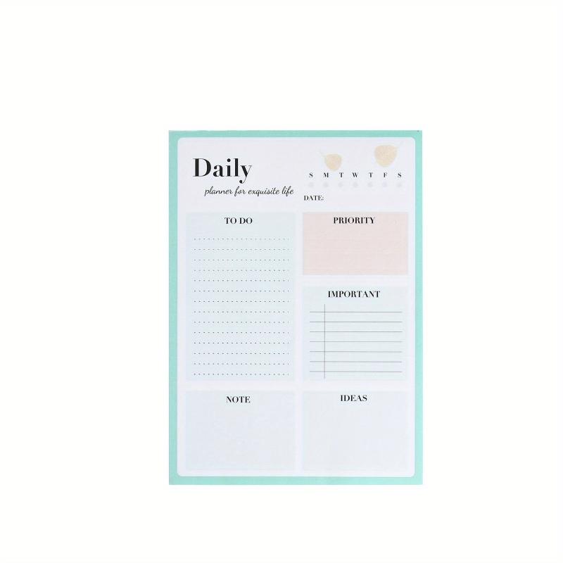 104p Morandi Series Daily Planner 21x34cm Tearable Notepad Schedule Memo Book