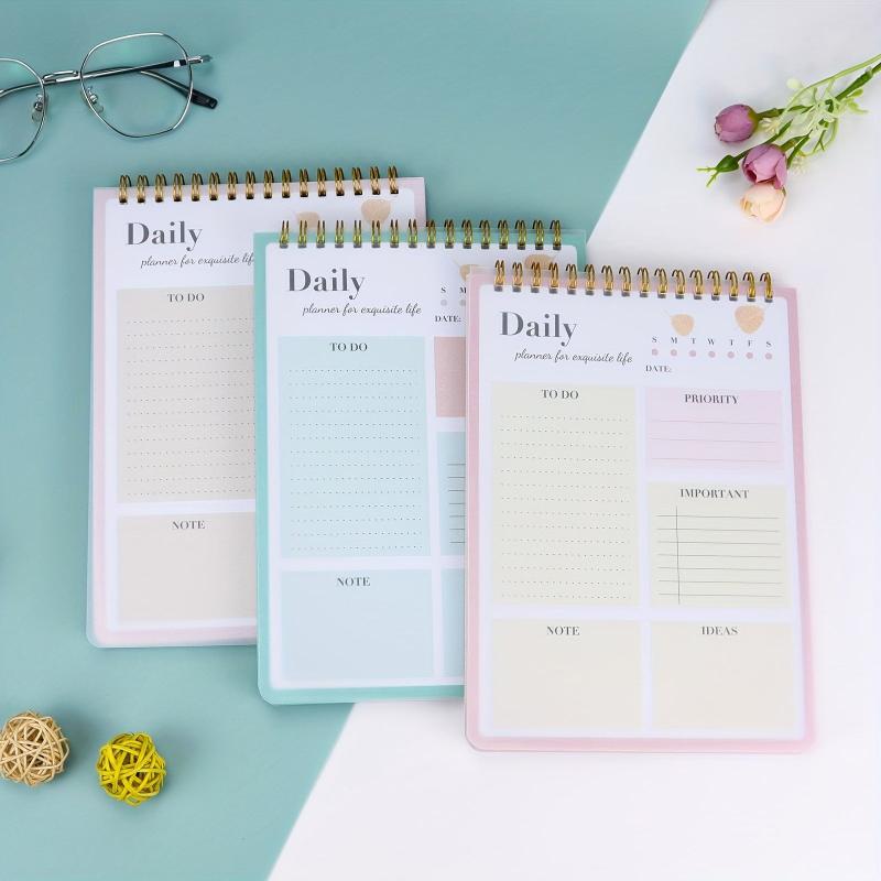 104p Morandi Series Daily Planner 21x34cm Tearable Notepad Schedule Memo Book