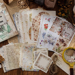 Vintage Scrapbooking Supplies Kit - Unlock Your Creativity with 30 Sheets