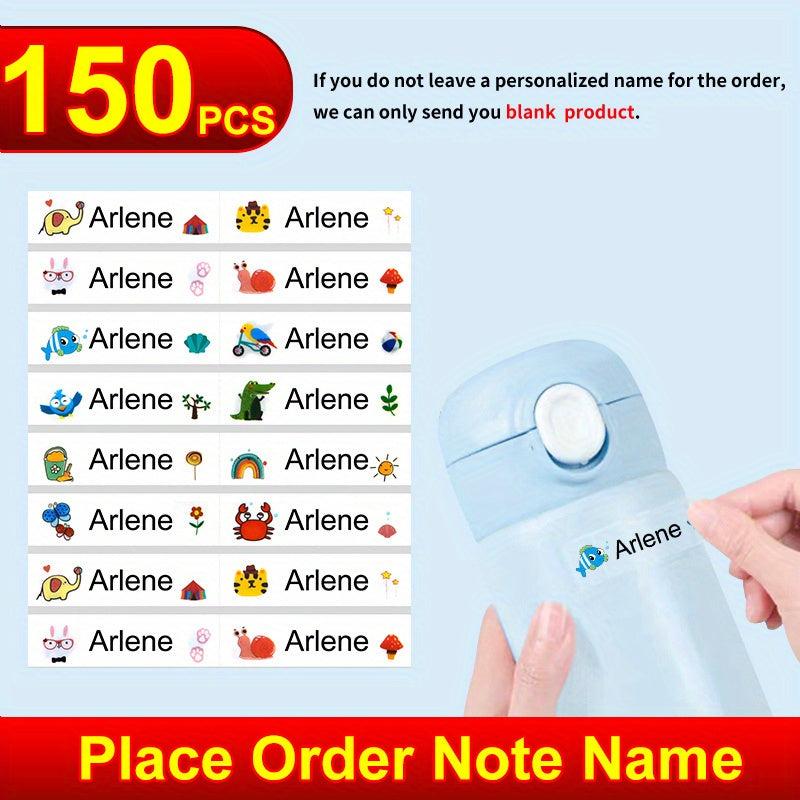 Transparent Waterproof Custom Name Sticker Personal Label Stationery Scrapbook