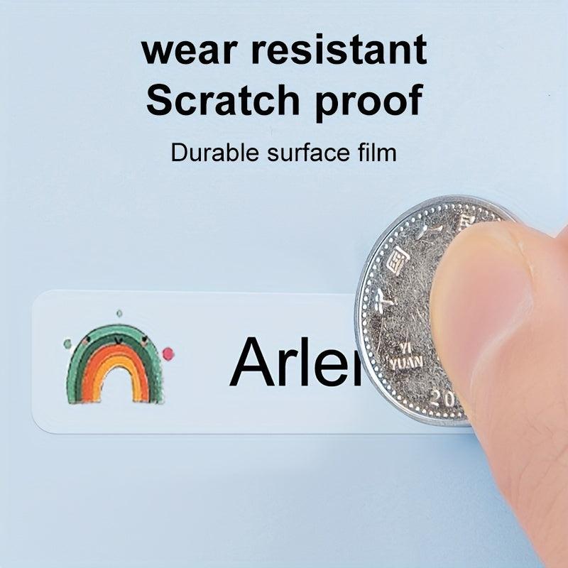 Transparent Waterproof Custom Name Sticker Personal Label Stationery Scrapbook