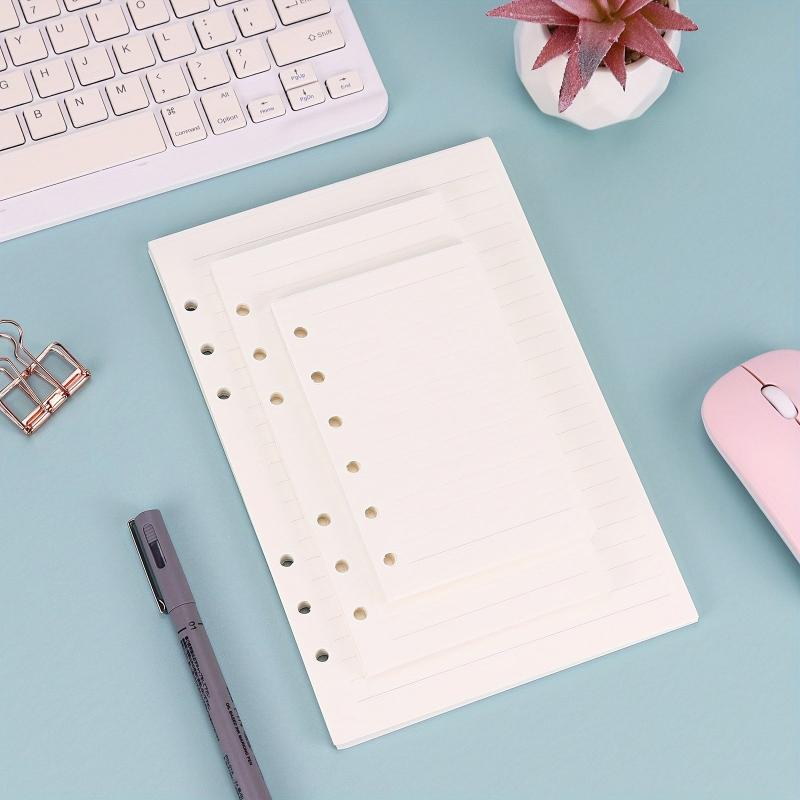 A5/A6/A7 Horizontal Line Loose-leaf Refill 6-Hole Inner Page