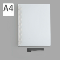 Metal Clip PP Loose leaf Notebook 7x9.5 inches
