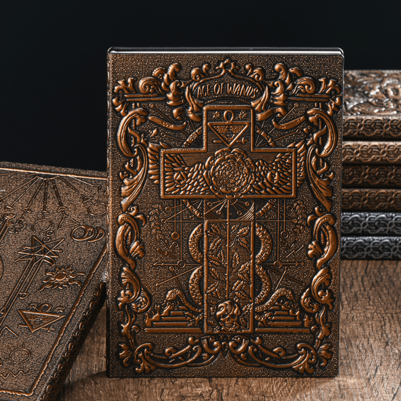 A5 3D Cross Notebook Bible Retro European Notepad Business Office Gift