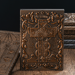 A5 3D Cross Notebook Bible Retro European Notepad Business Office Gift