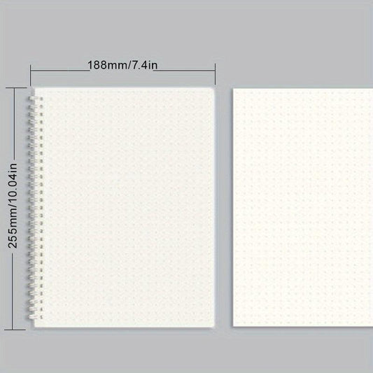Transparent Coil Loose Leaf Notebook Set