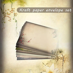 12pcs Vintage Stationery Set with Paper & Envelopes