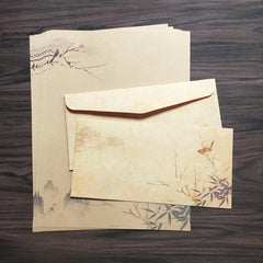 12pcs Vintage Stationery Set with Paper & Envelopes