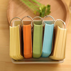 1pc Ring Buckle Memo Book Portable Notebook Tearable