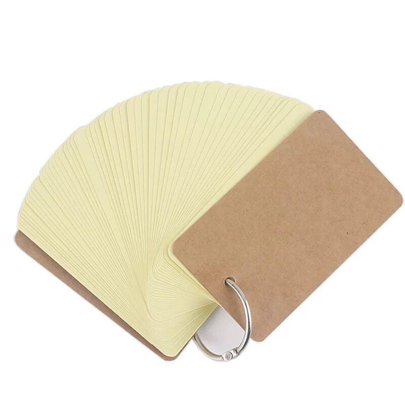 1pc Ring Buckle Memo Book Portable Notebook Tearable