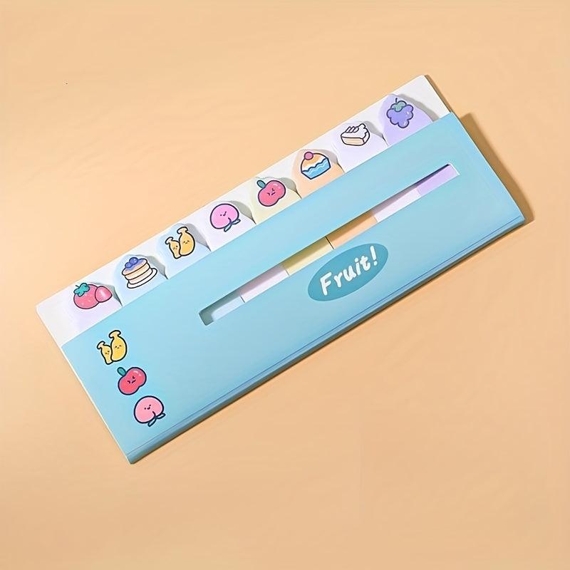 120pcs Cartoon Animal Row Station Sticky Notes Girl Heart Index Stickers