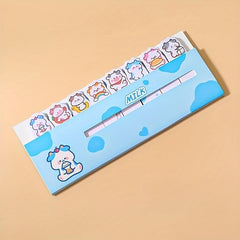 120pcs Cartoon Animal Row Station Sticky Notes Girl Heart Index Stickers