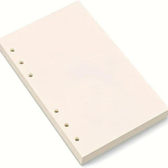 A6 Filler Paper 6 Hole Loose Leaf Paper Refillable Clip Notebook Planner Diary