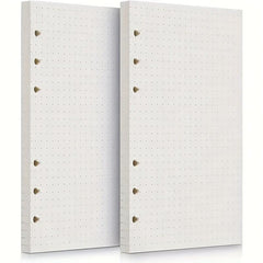A6 Filler Paper 6 Hole Loose Leaf Paper Refillable Clip Notebook Planner Diary