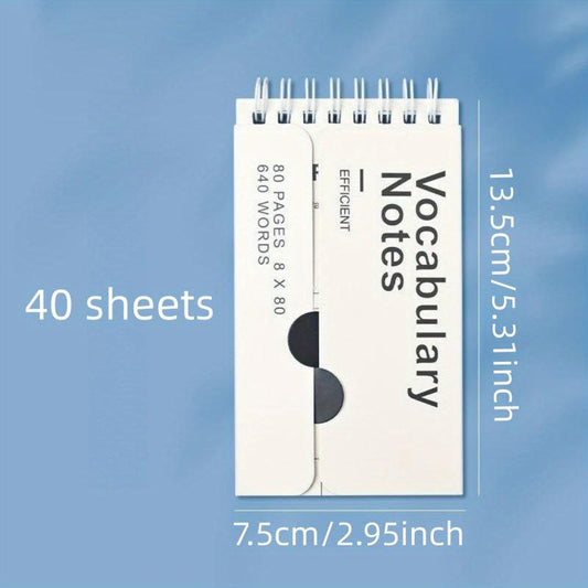 Student Mini Pocket Notepad 40 Sheets Ring Buckle Coil Small Book Notebook
