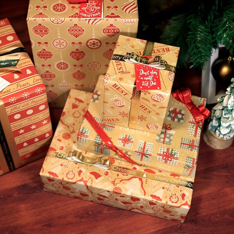 6pcs Cartoon Birthday Gift Wrapping Paper Roll