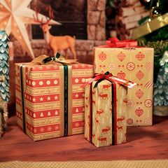 6pcs Cartoon Birthday Gift Wrapping Paper Roll