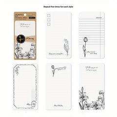 25pcs Evening Wind Romance Memo Pad Retro Scrapbooking Diary Planner