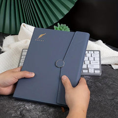 Retro PU Leather Business Notebook Magnetic Buckle Budget Planner